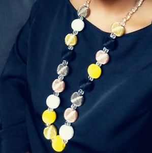 Eclectic Mesh Wire Necklace